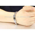 Langes Armband der Art und Weise, wasserdichtes magnetisches Titanarmband